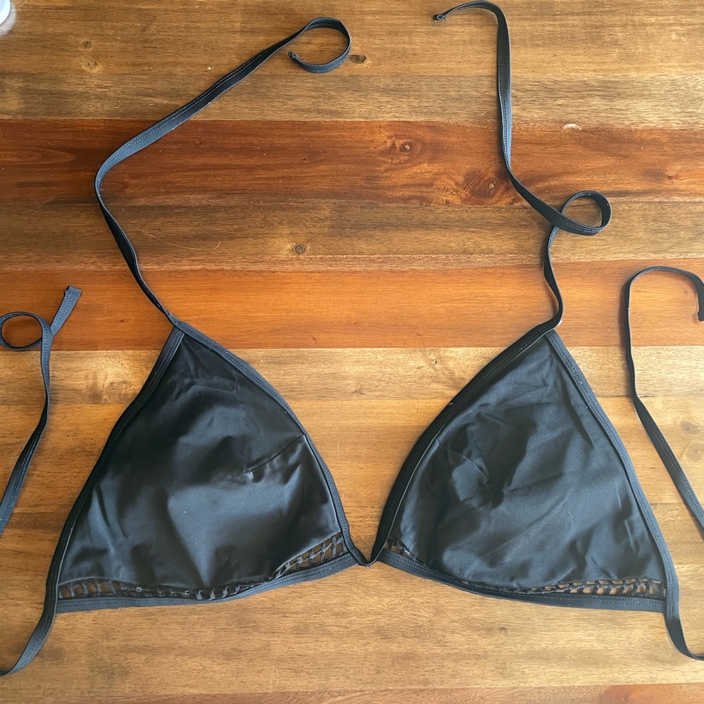 Like new, unbranded black bikini top